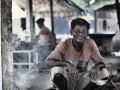 School guard sitting